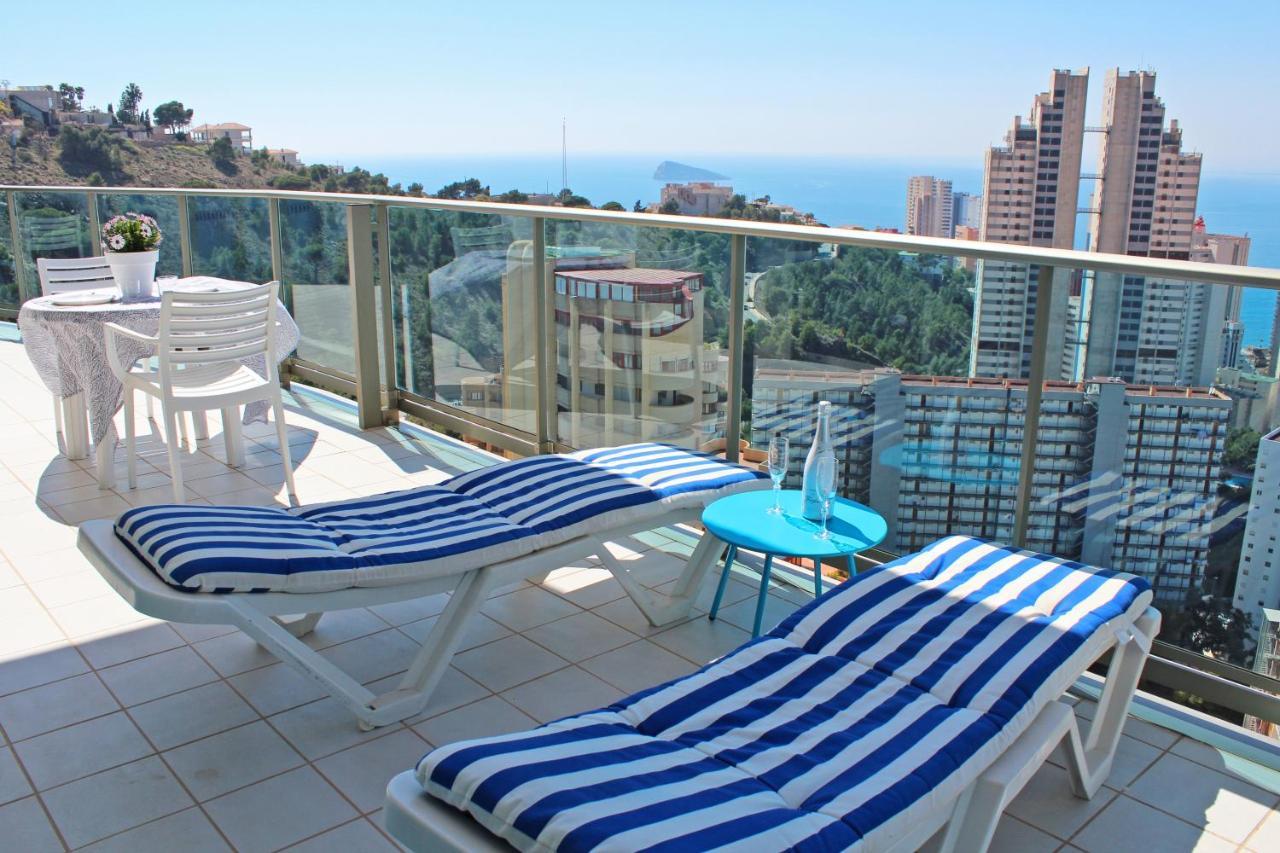 Skyline 20 Apartamento De Lujo Con Terraza Privada Y Vistas Al Mar Benidorm Exterior foto