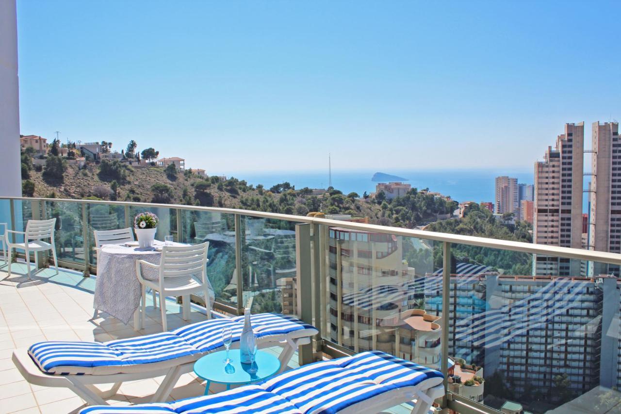 Skyline 20 Apartamento De Lujo Con Terraza Privada Y Vistas Al Mar Benidorm Exterior foto